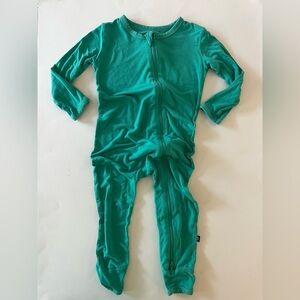 Kyte Baby One Piece Bamboo Sleeper, Dual End Zipper, 3T, Emerald